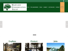 Tablet Screenshot of harvardconservationtrust.org